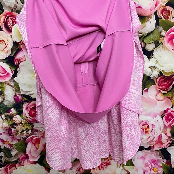 Tahari ASL Orchid Snake Print Dress Size 8 - Picture 7 of 11